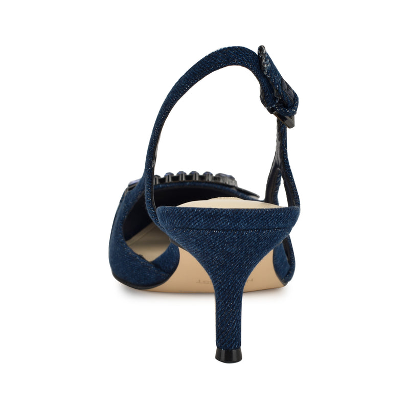 Neeri Pointy Toe Slingbacks