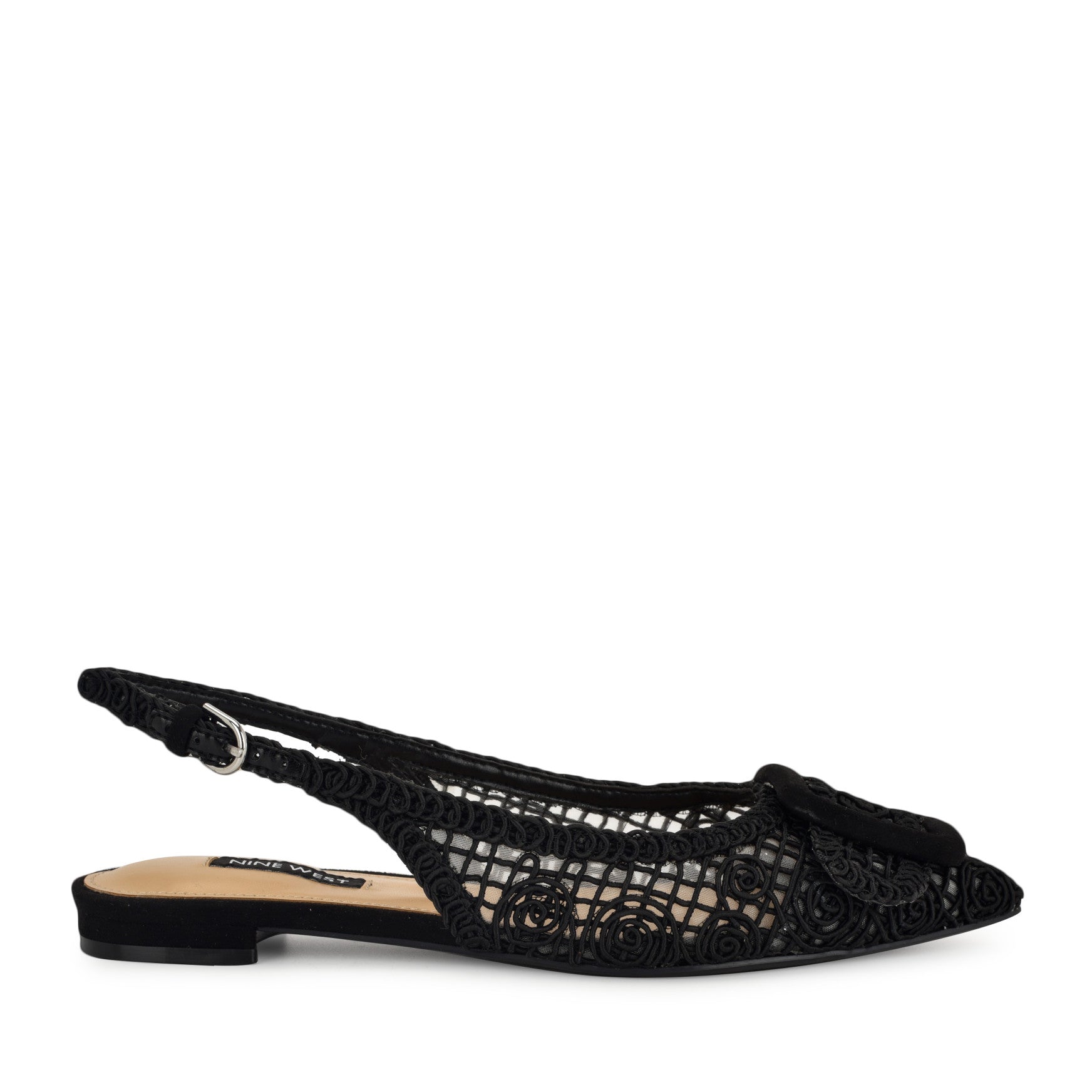 Jasser Woven Slingback Flats