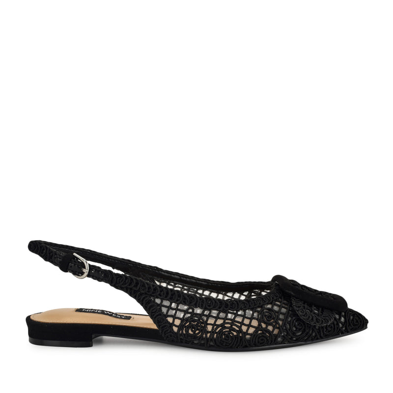 Jasser Woven Slingback Flats