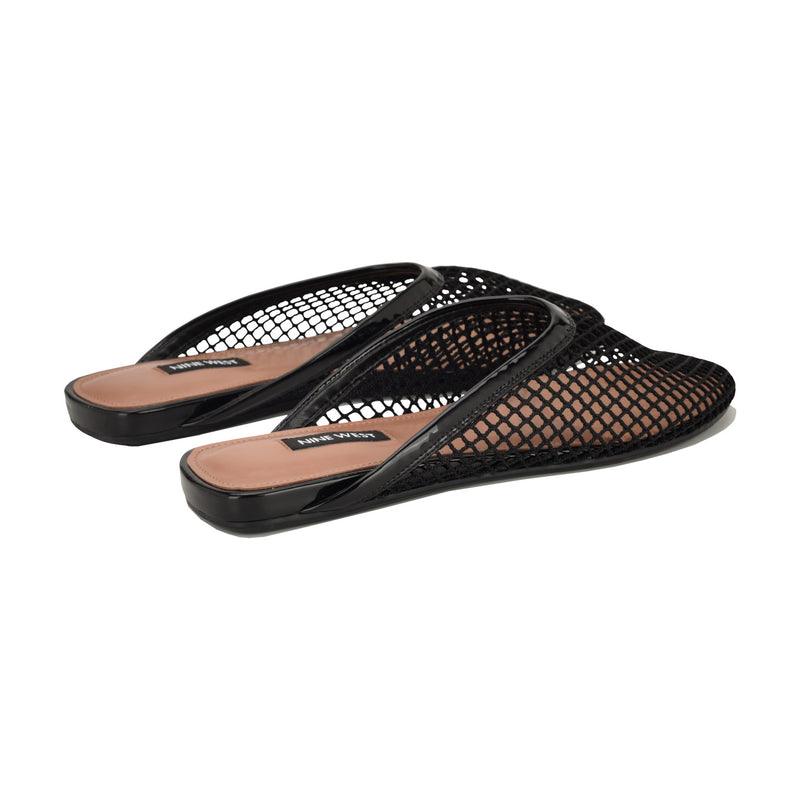 Daniela Flat Mesh Mules