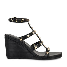 Sardis Studded Wedge Sandals