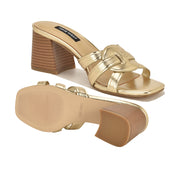 Gritt Block Heel Mule Sandals