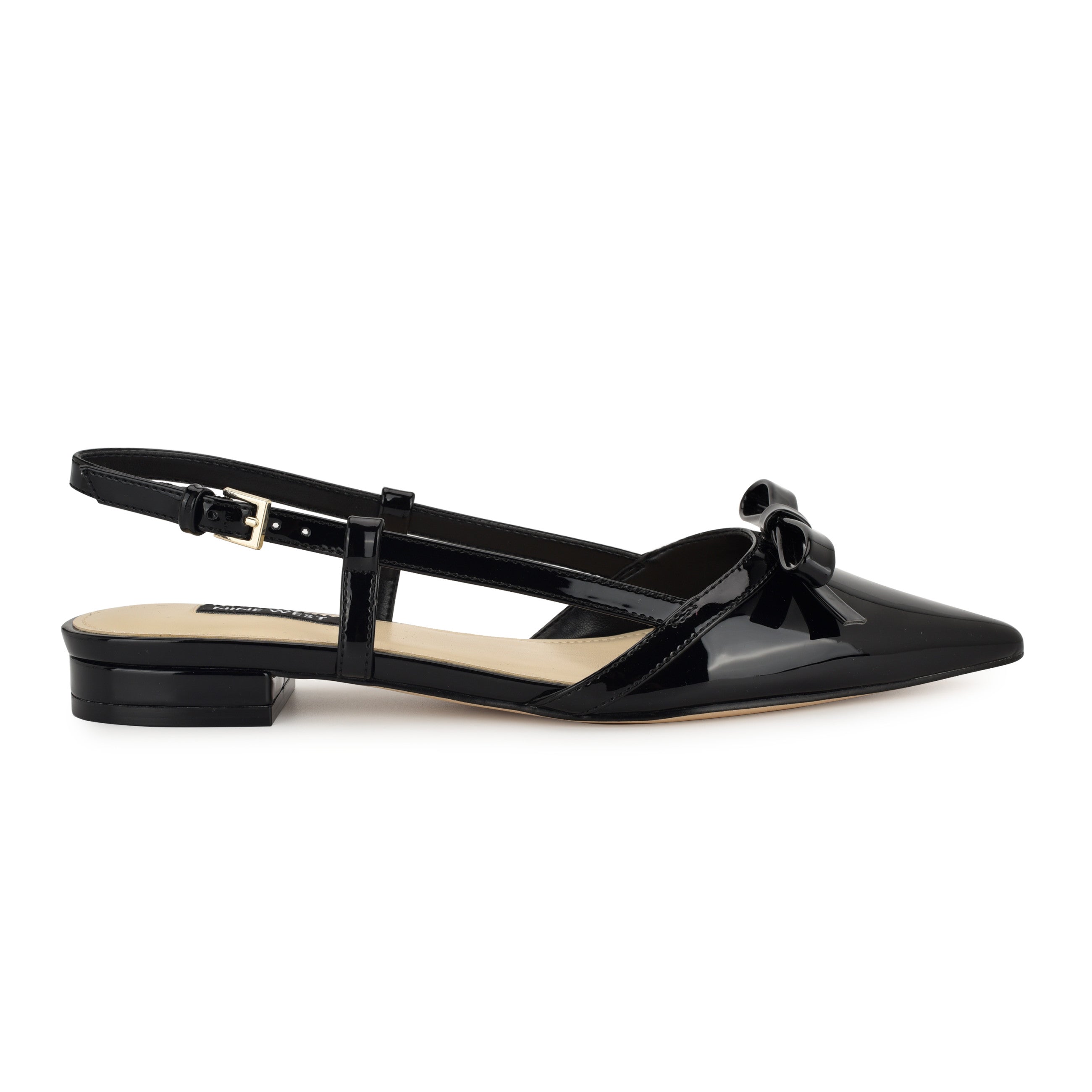 Grean Pointy Toe Slip-On Dress Flats