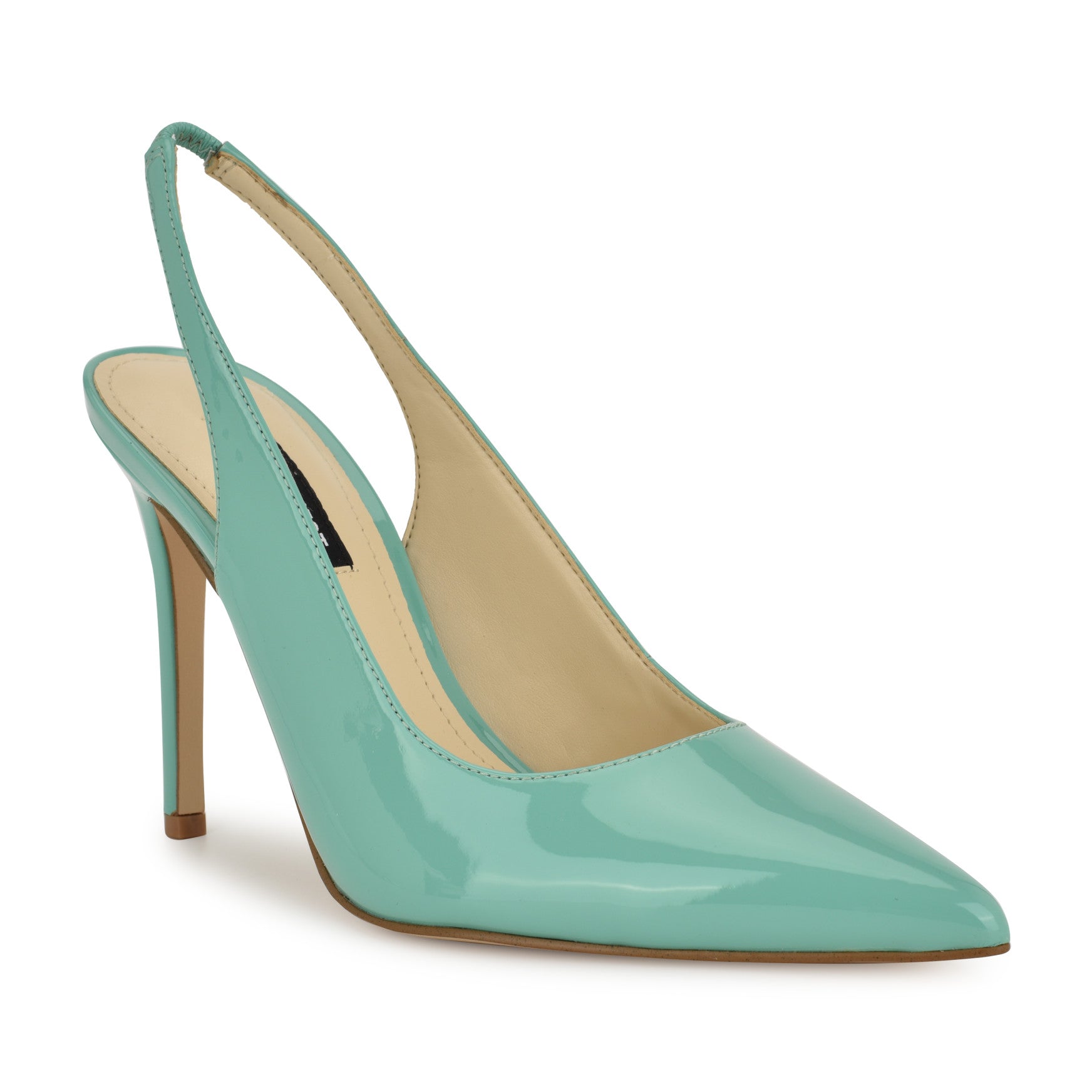 Feather Pointy Toe Slingback Pumps