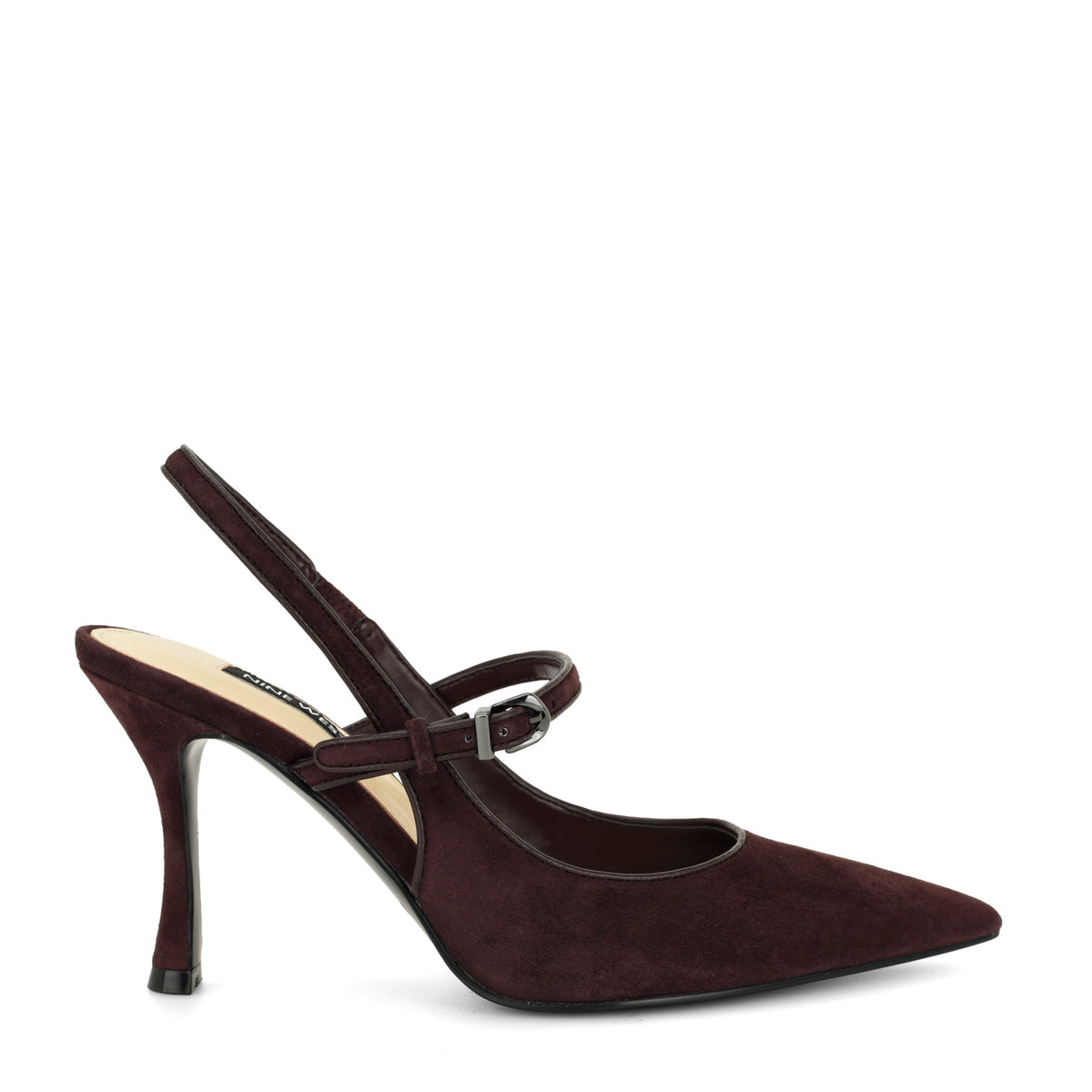 Amelap Leather Mary Jane Slingback Pumps