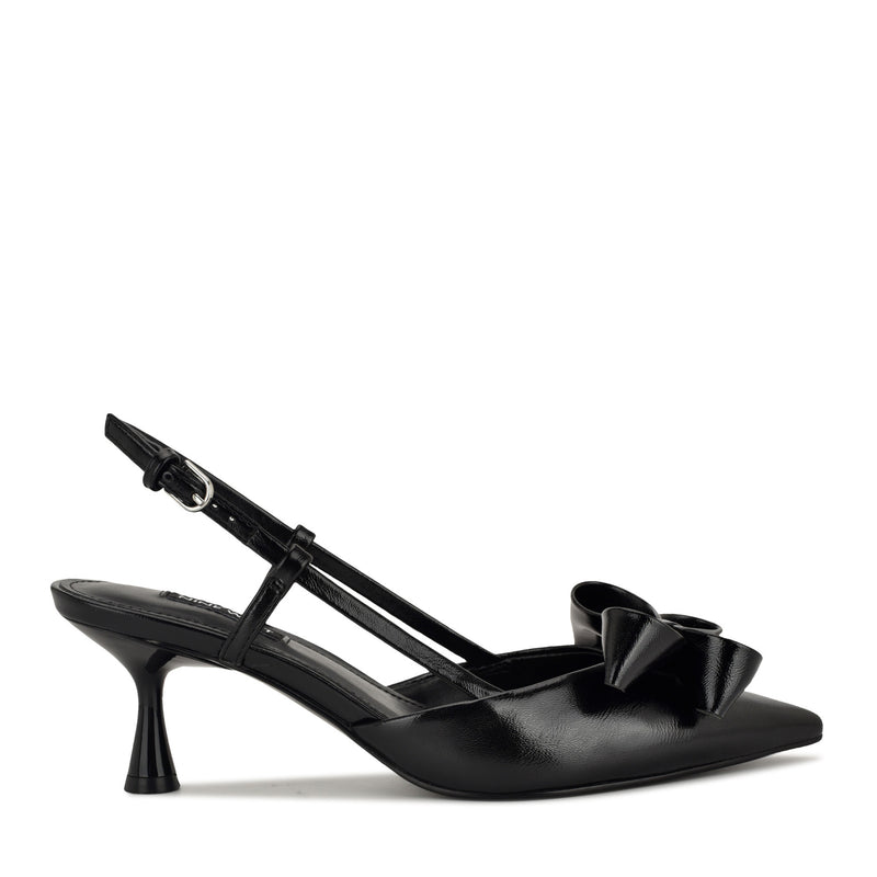 Raska Bow Slingback Pumps