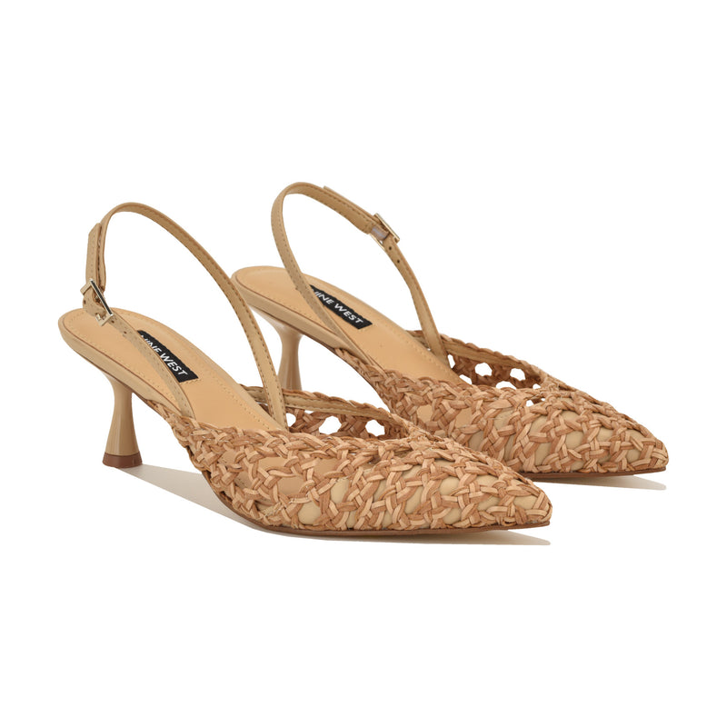 Randela Woven Slingback Pumps