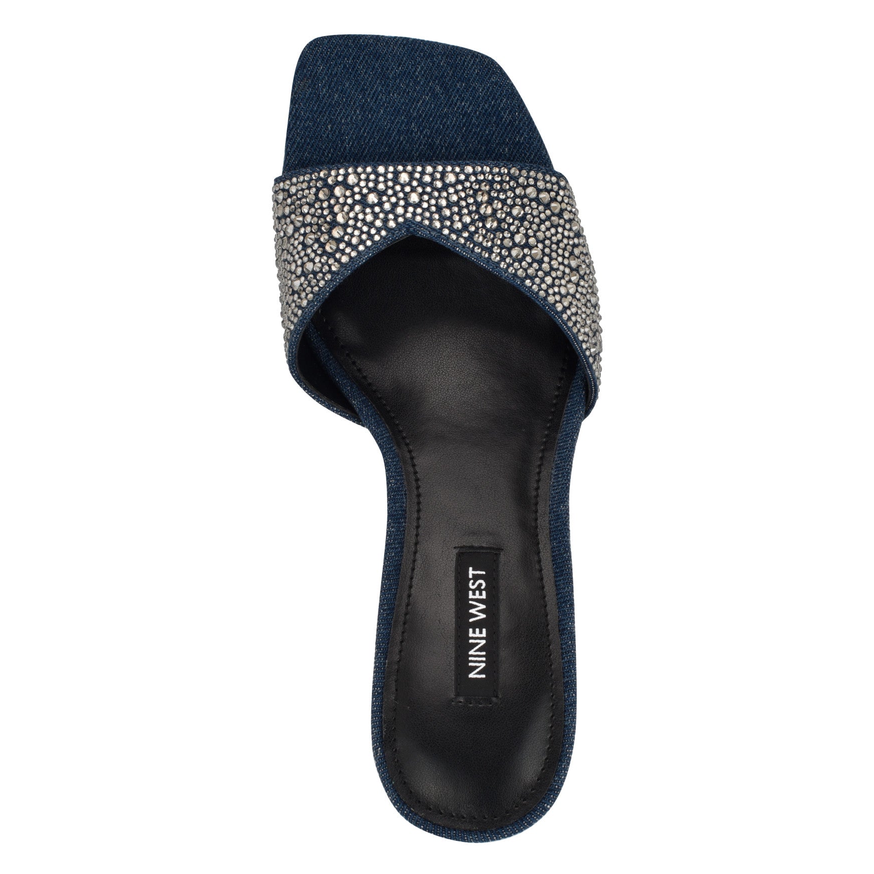 Simmi London CHENDA - Sandali con tacco - blue denim/blu denim Simmi London CHENDA - Sandali con tacco - blue denim/blu denim