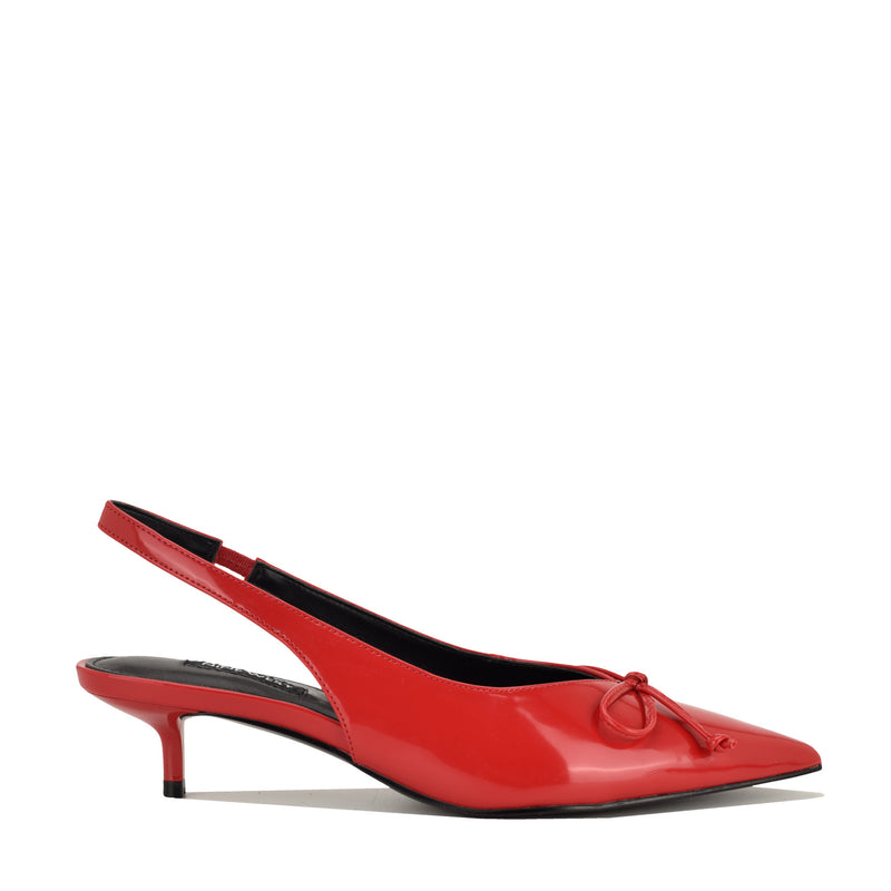 Evaa Kitten Heel Slingback Pumps