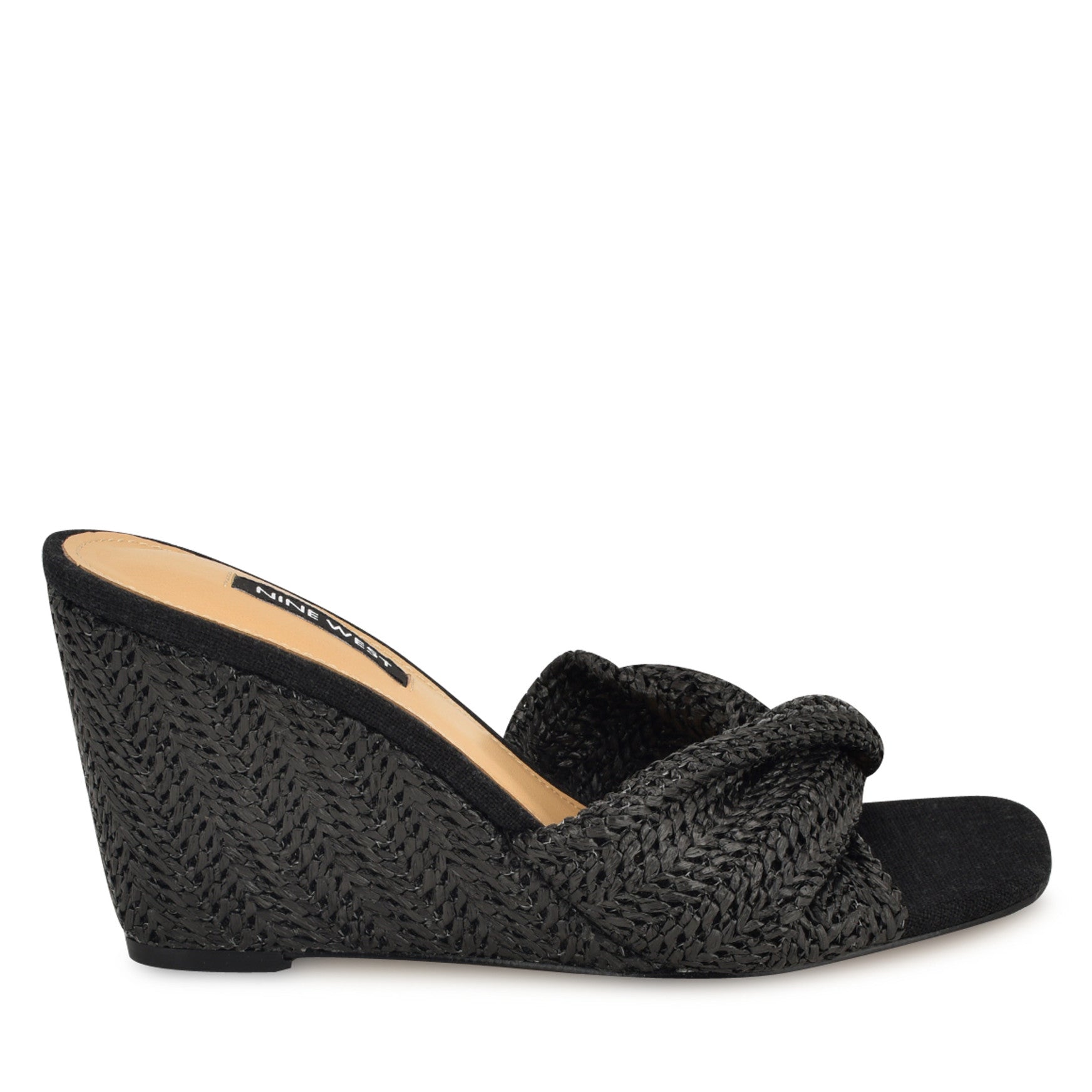 Nikhil Twist Wedge Sandals