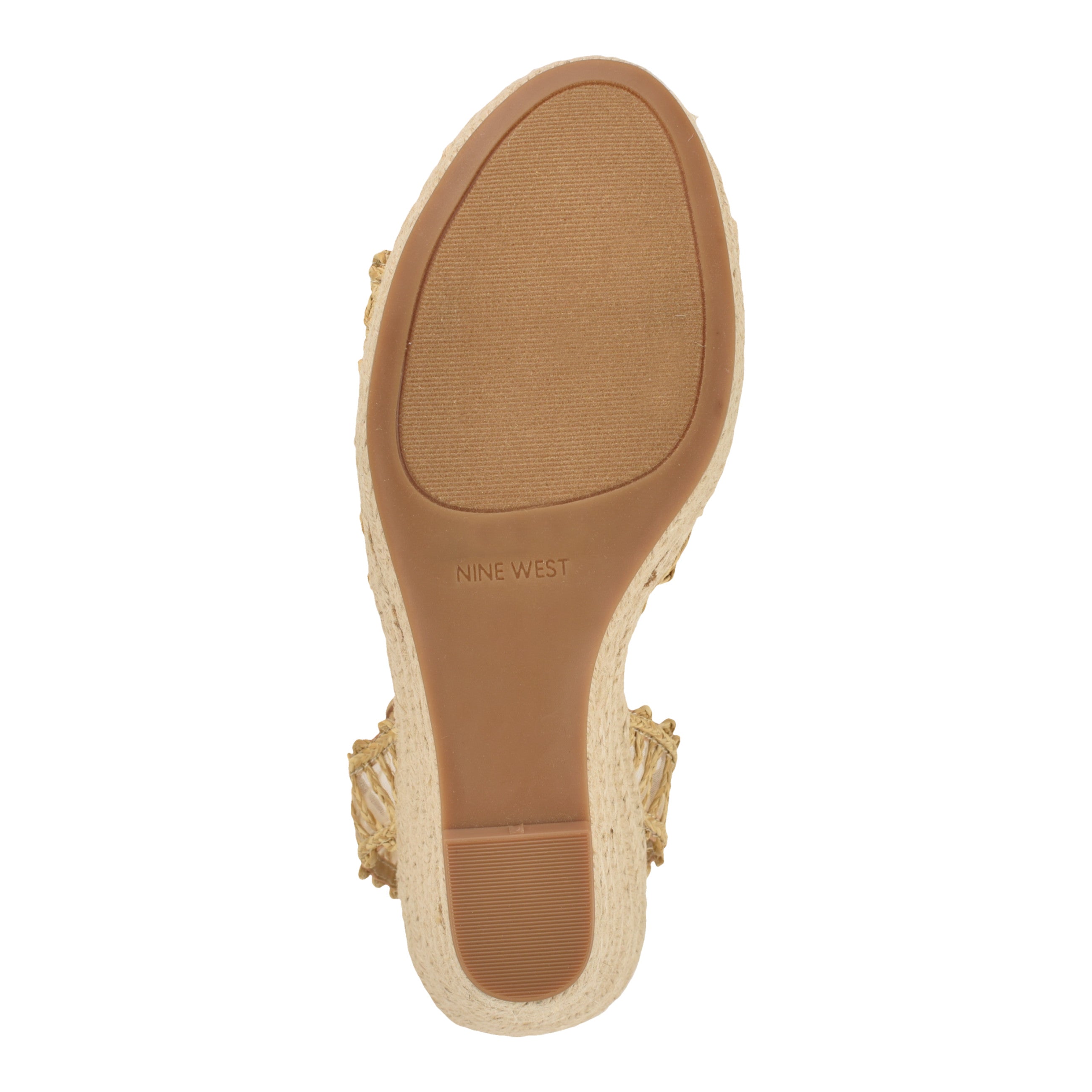 サナエ Women's Hanx Espadrille Wedge Sandals - Natural Raffia/Mesh | Nine