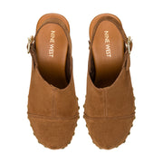 Toyz Studded Leather Slingback Clogs