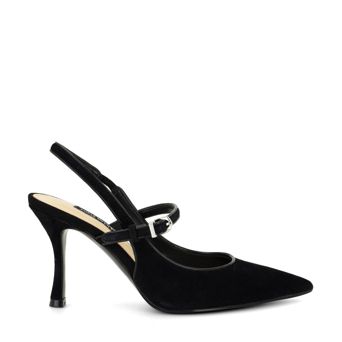 Amelap Leather Mary Jane Slingback Pumps