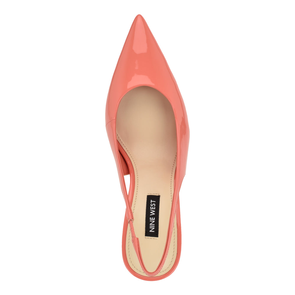 Women's Palomma Slingback Pumps - Coral Patent | Nine West
