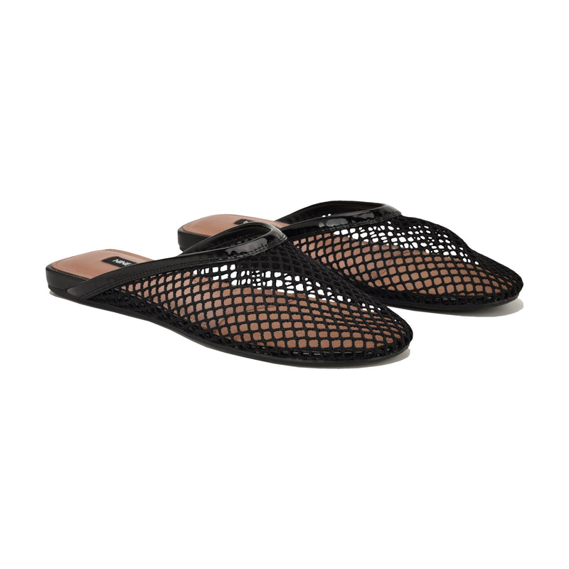 Daniela Flat Mesh Mules