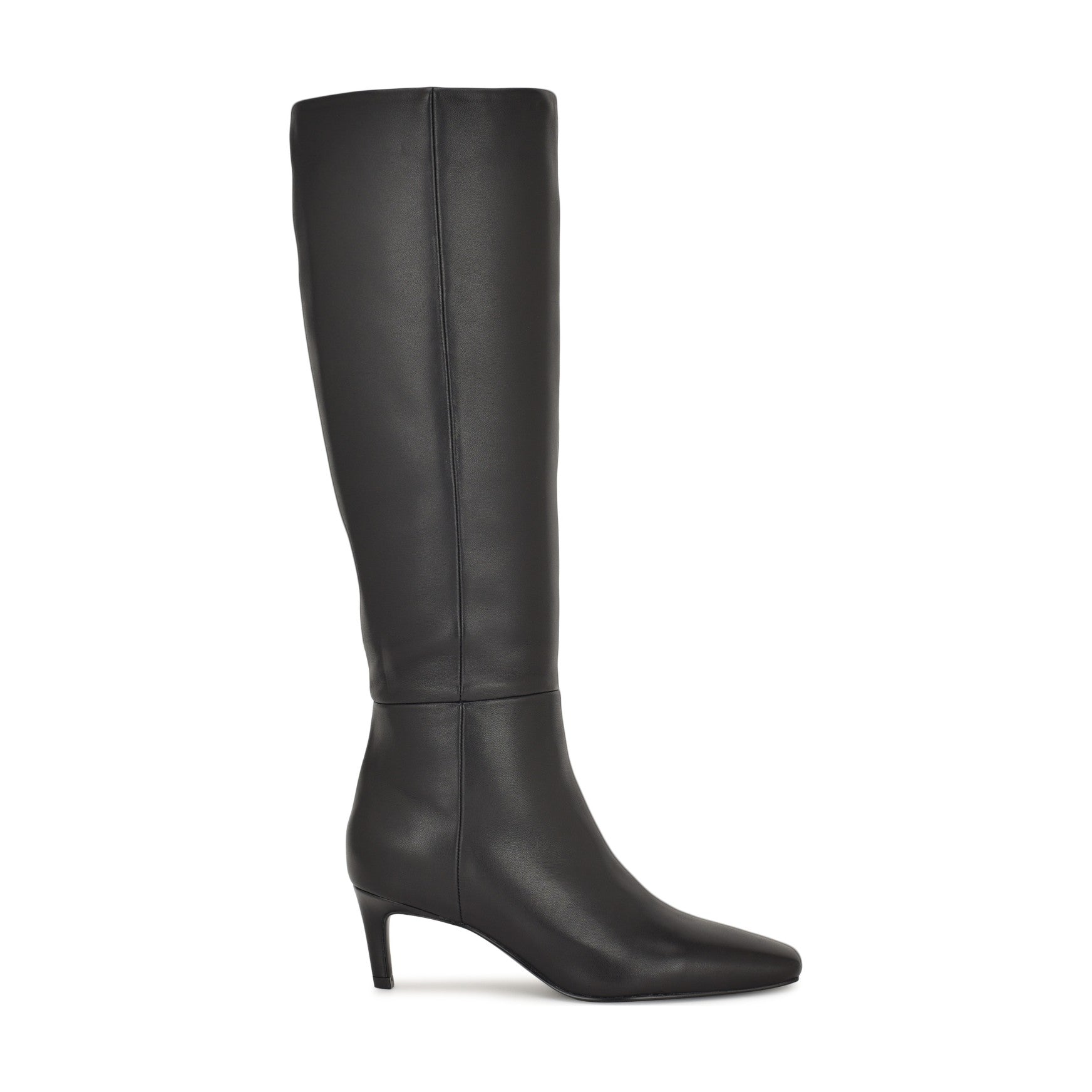 Caddy Knee High Leather Wide Calf Boots