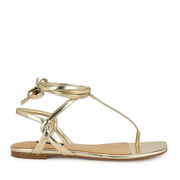 Norta Ankle Wrap Thong Sandals