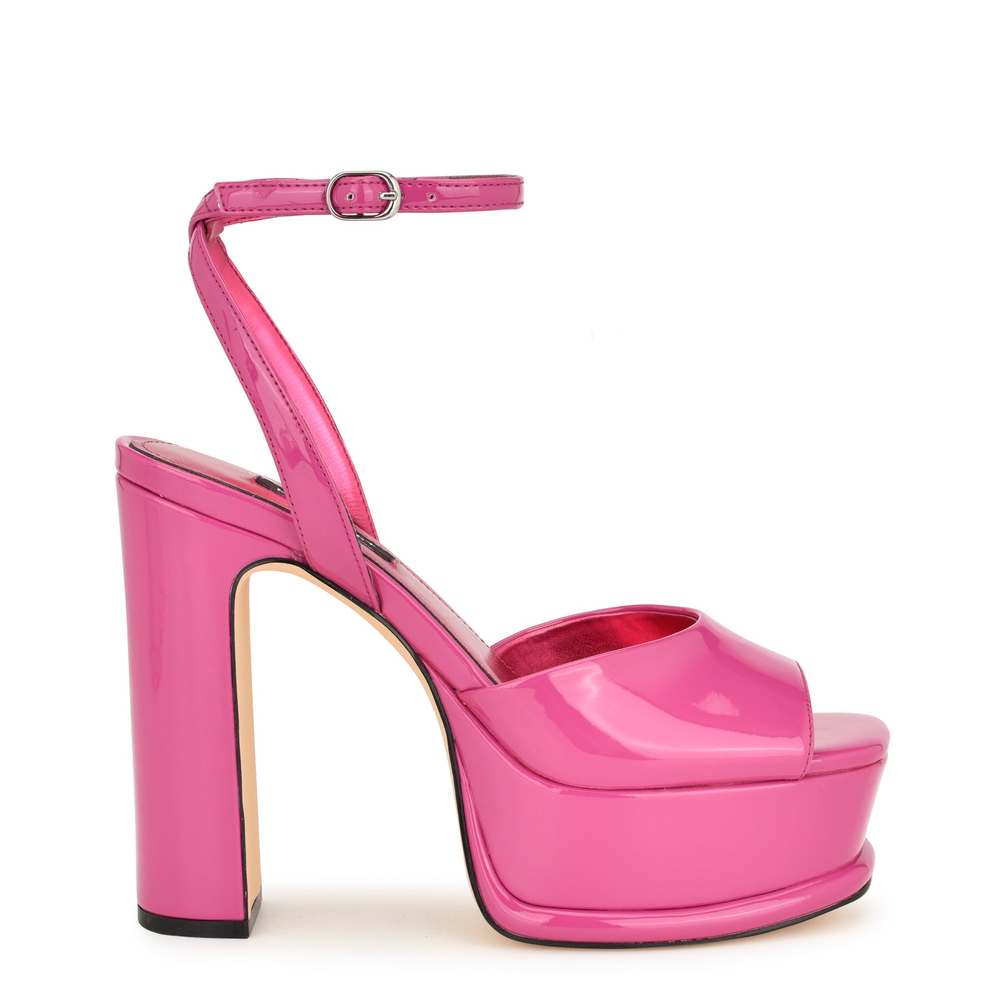 Platt Platform Ankle Strap Sandals - Nine West