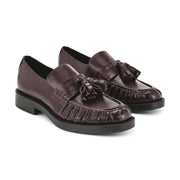 Gersen Ruched Tassle Loafers