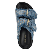 Eleny Buckle Slide Sandals