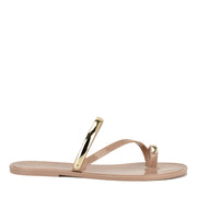 Seashell Jelly Flat Sandals