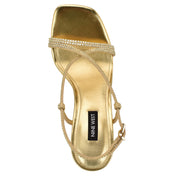 Vallan Strappy Rhinestone Sandals