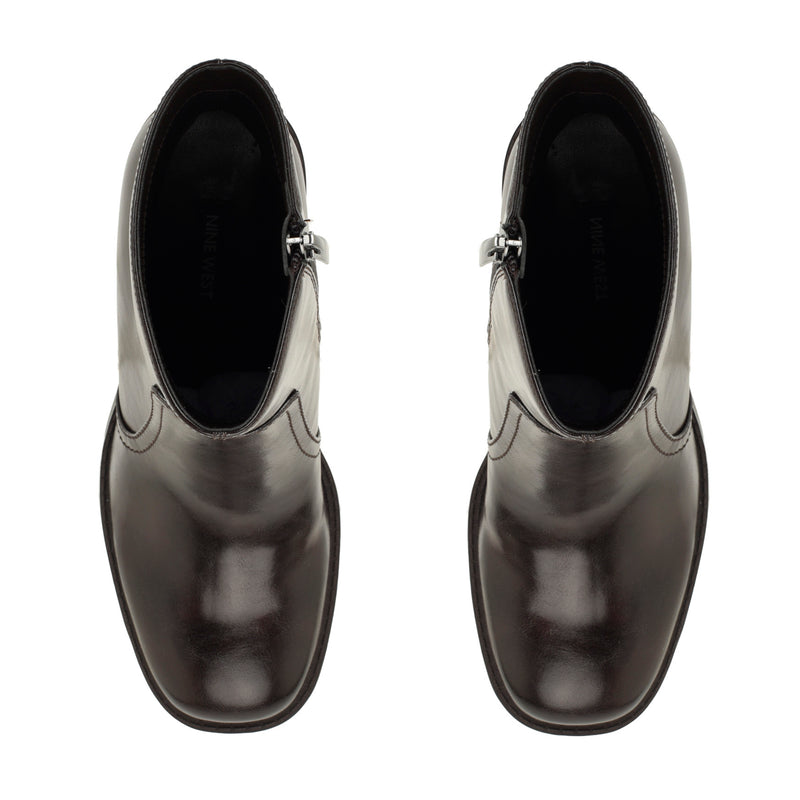 Boston Block Heel Booties