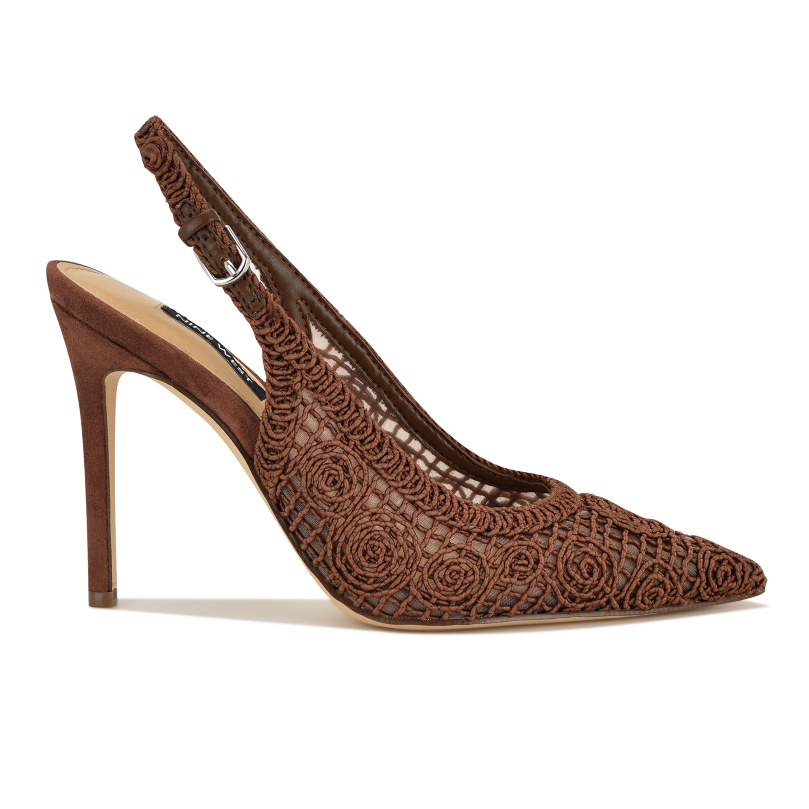 Fantels Woven Slingback Pumps