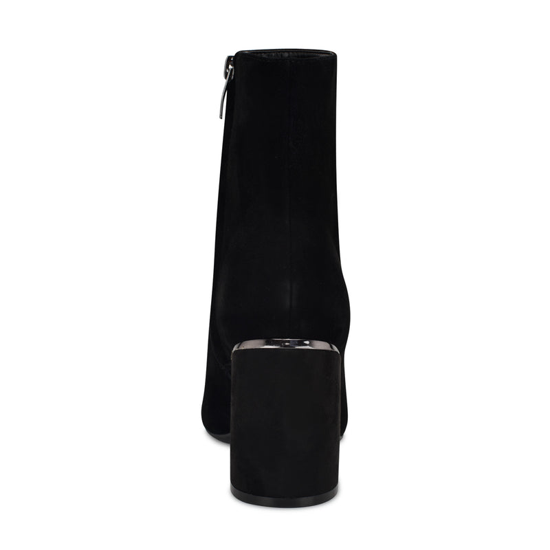 Ailet 9x9 Leather Square Toe Booties