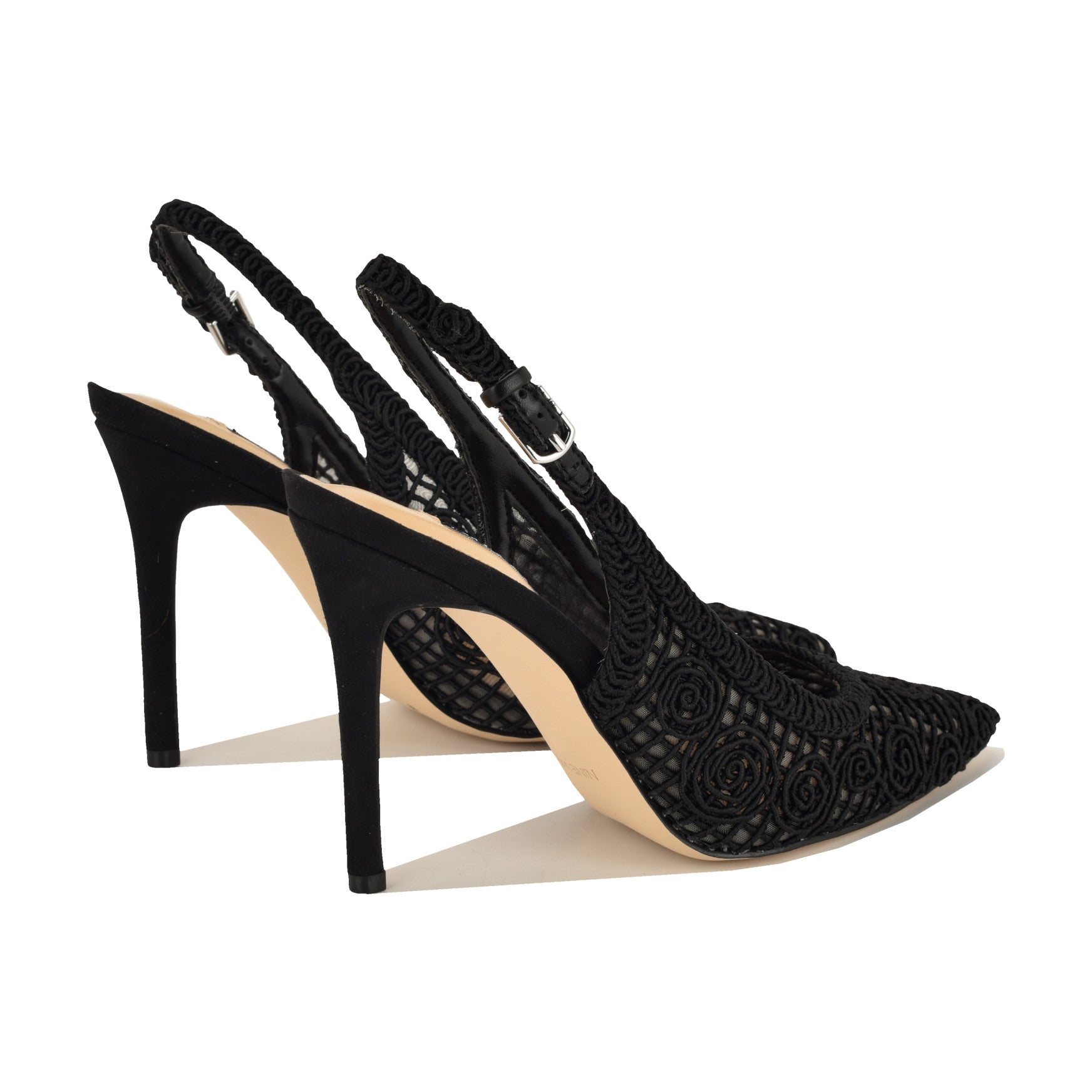 Fantels Woven Slingback Pumps