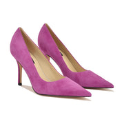 Gemmha Leather Pointy Toe Pumps
