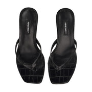 Cassa Thong Kitten Heel Sandals