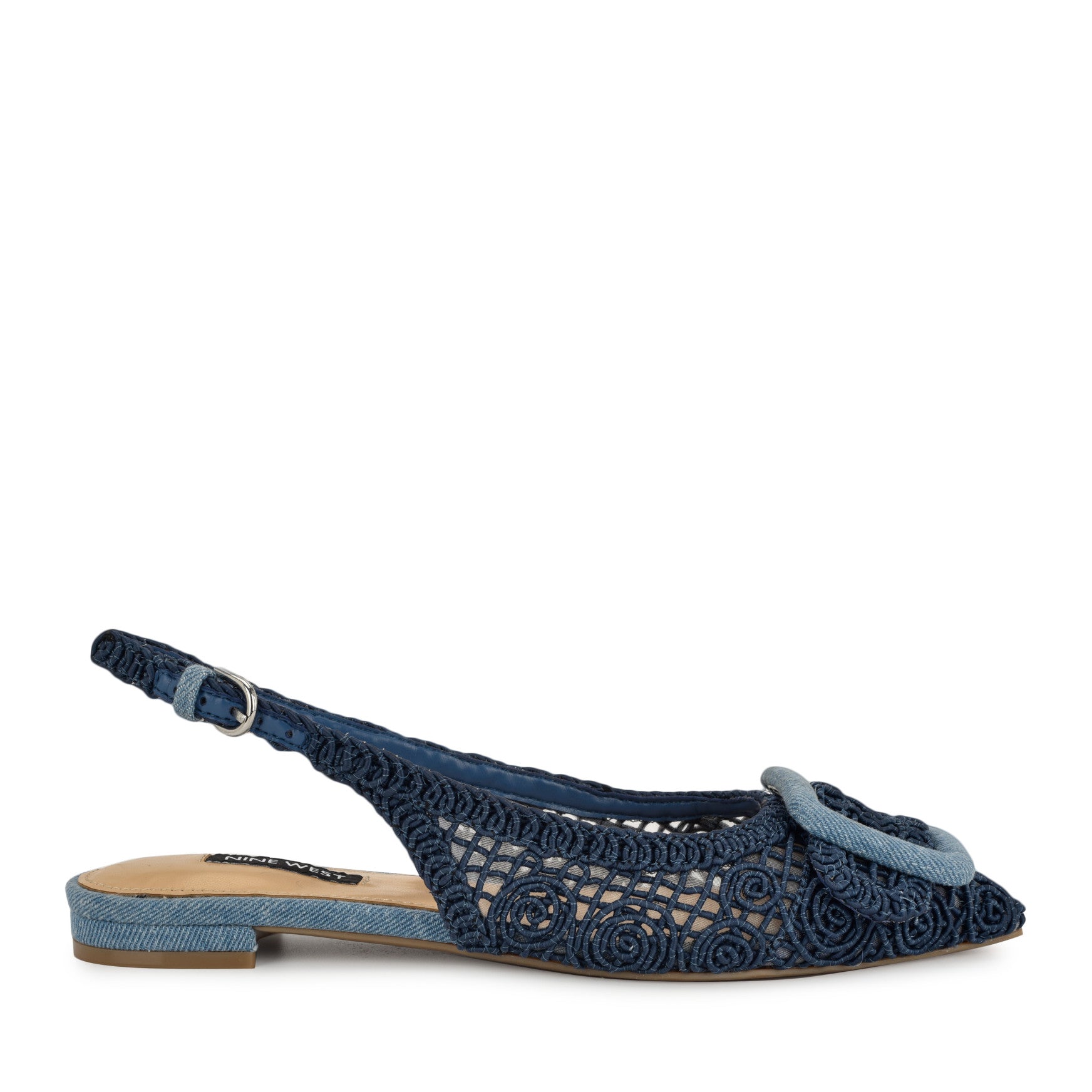 Jasser Woven Slingback Flats