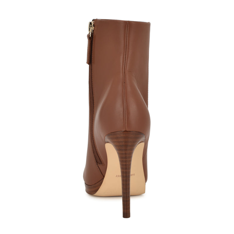 Quanette Platform Leather Booties