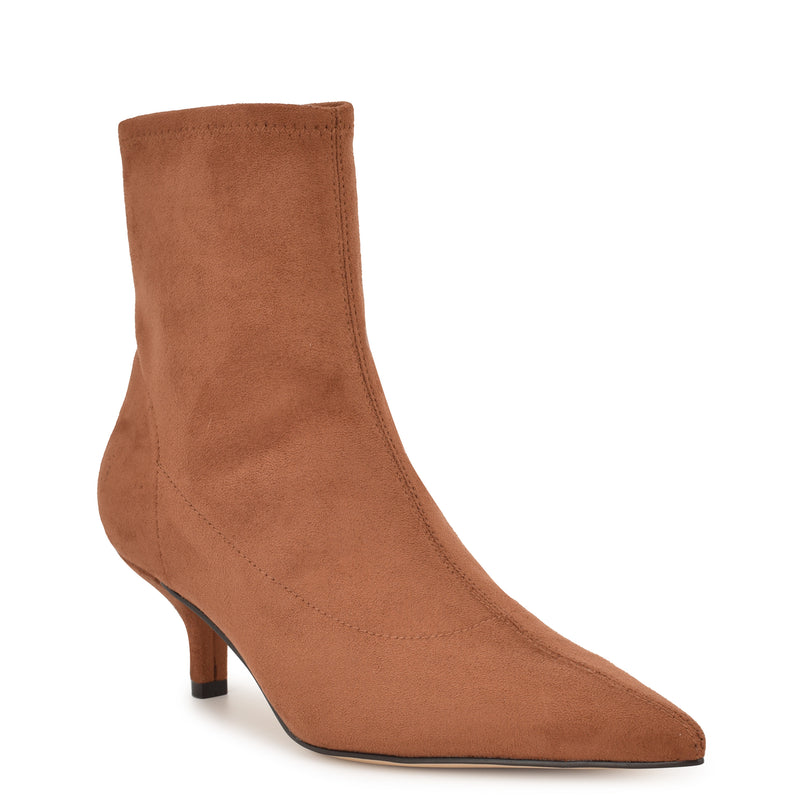 Nine West Women's Tabbie Bootie - Brown - Ankle Boots Nine West Women's Tabbie Bootie - Brown - Ankle Boots