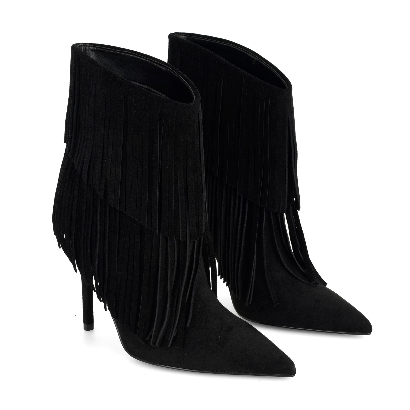 Carbona Leather Fringe Booties