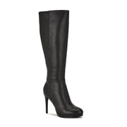 Quizme Platform Leather Boots