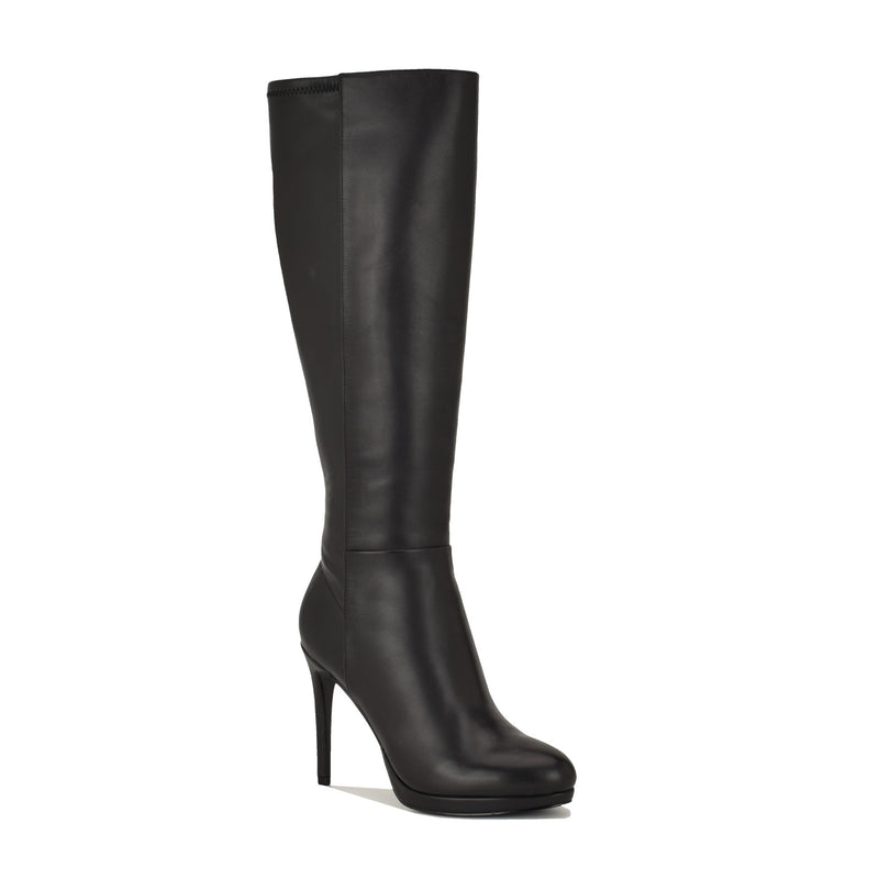 Quizme Platform Leather Boots