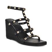 Sardis Studded Wedge Sandals