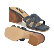 Gritt Block Heel Mule Sandals