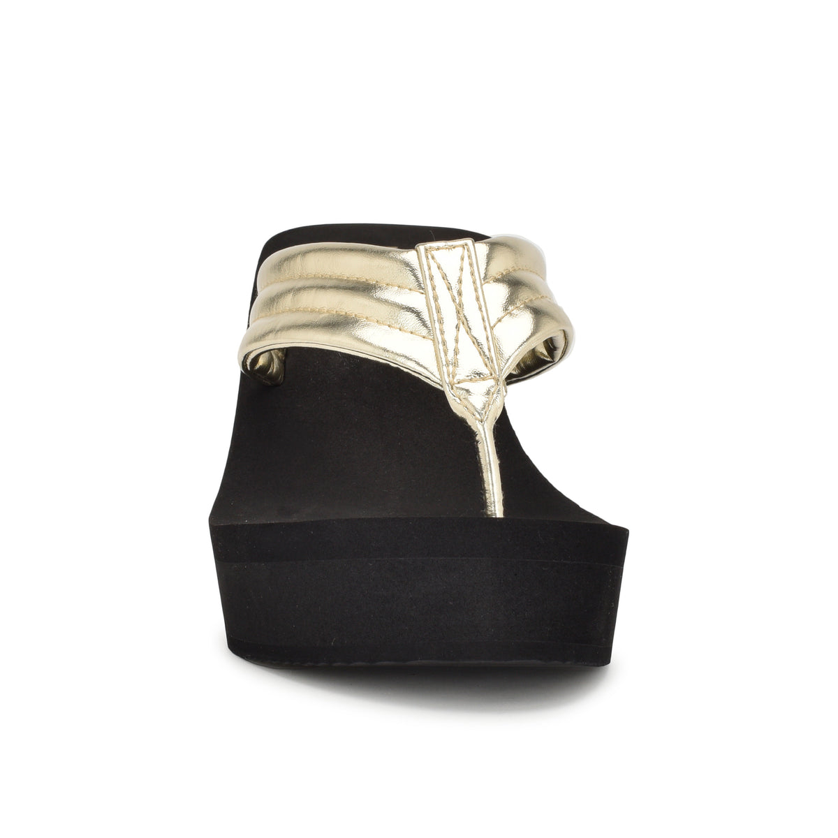 Spins Platform Wedge Thong Sandals
