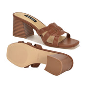 Gritt Block Heel Mule Sandals