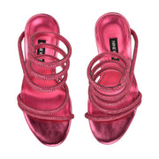 Maskil Ankle Wrap Heeled Sandals