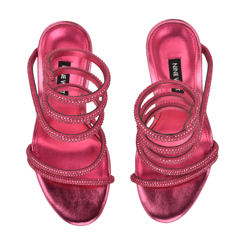 Maskil Ankle Wrap Heeled Sandals