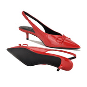 Evaa Kitten Heel Slingback Pumps