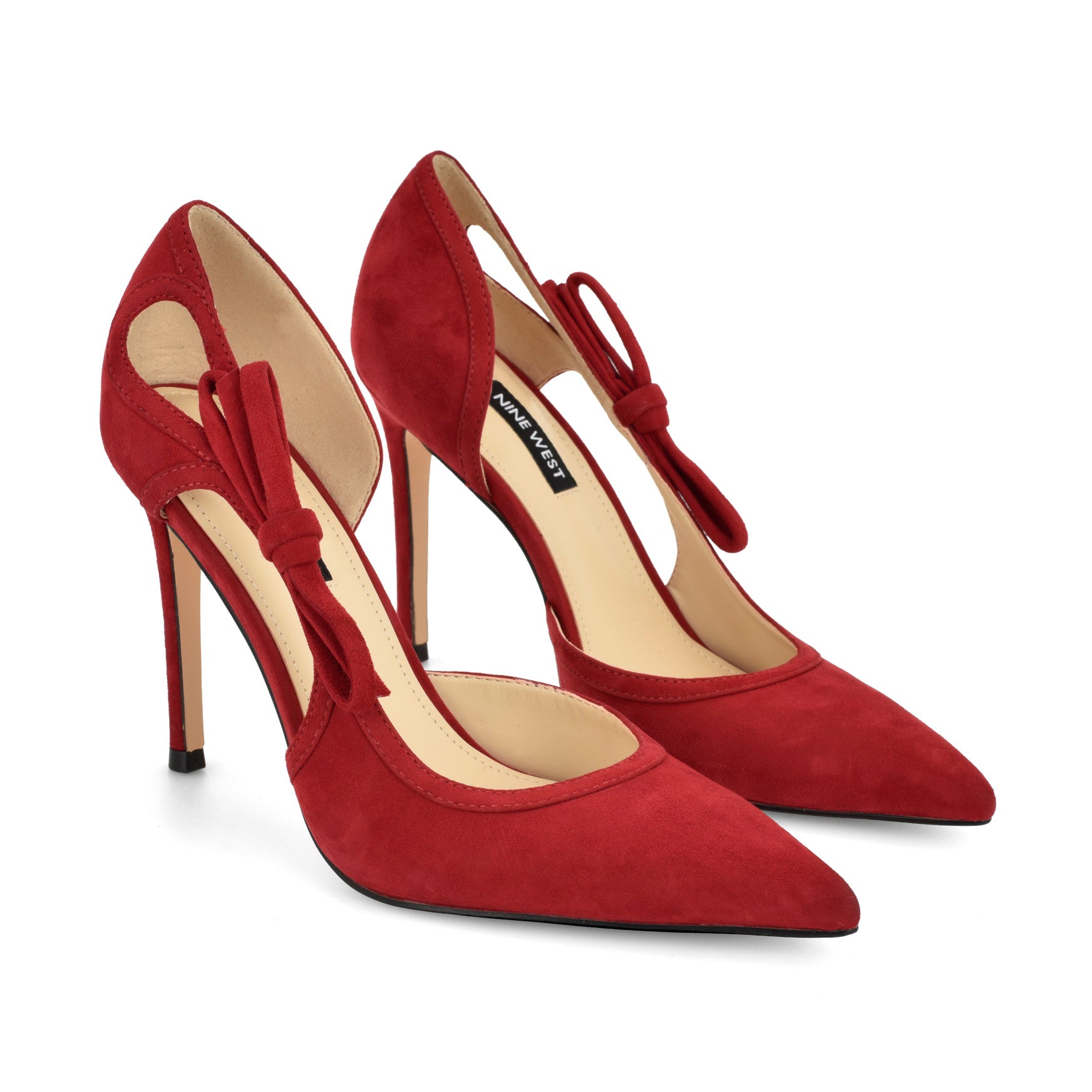 Famila Leather Bow d'Orsay Pumps