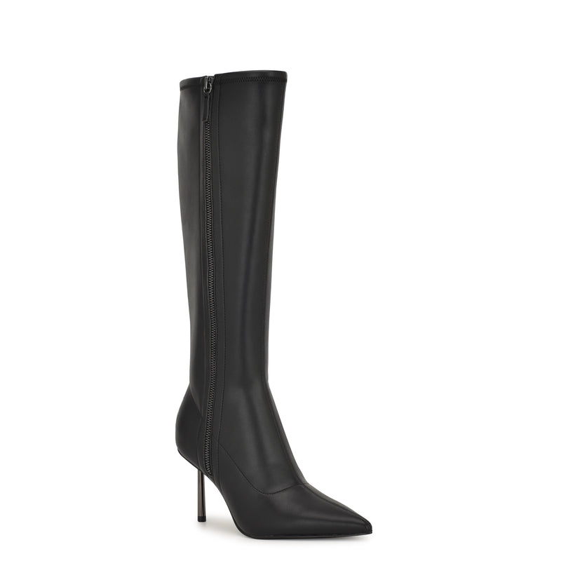 Derand Pointy Toe Tall Shaft Dress Boots