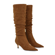 Sawyor Kitten Heel Slouch Boots