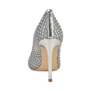 Freshe Rhinestone Mesh Pumps