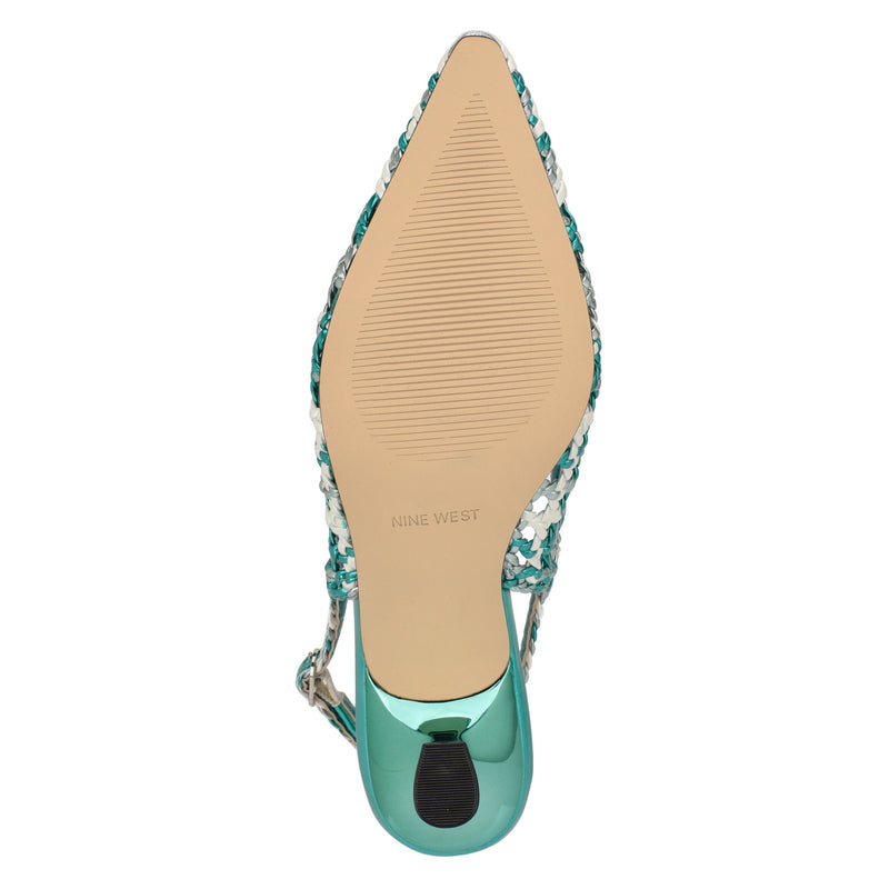 Madalene Woven Slingbacks